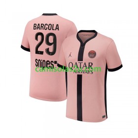 Camisolas de futebol Paris Saint-Germain Bradley Barcola 29 Equipamento 3ª 2024/25 Manga Curta